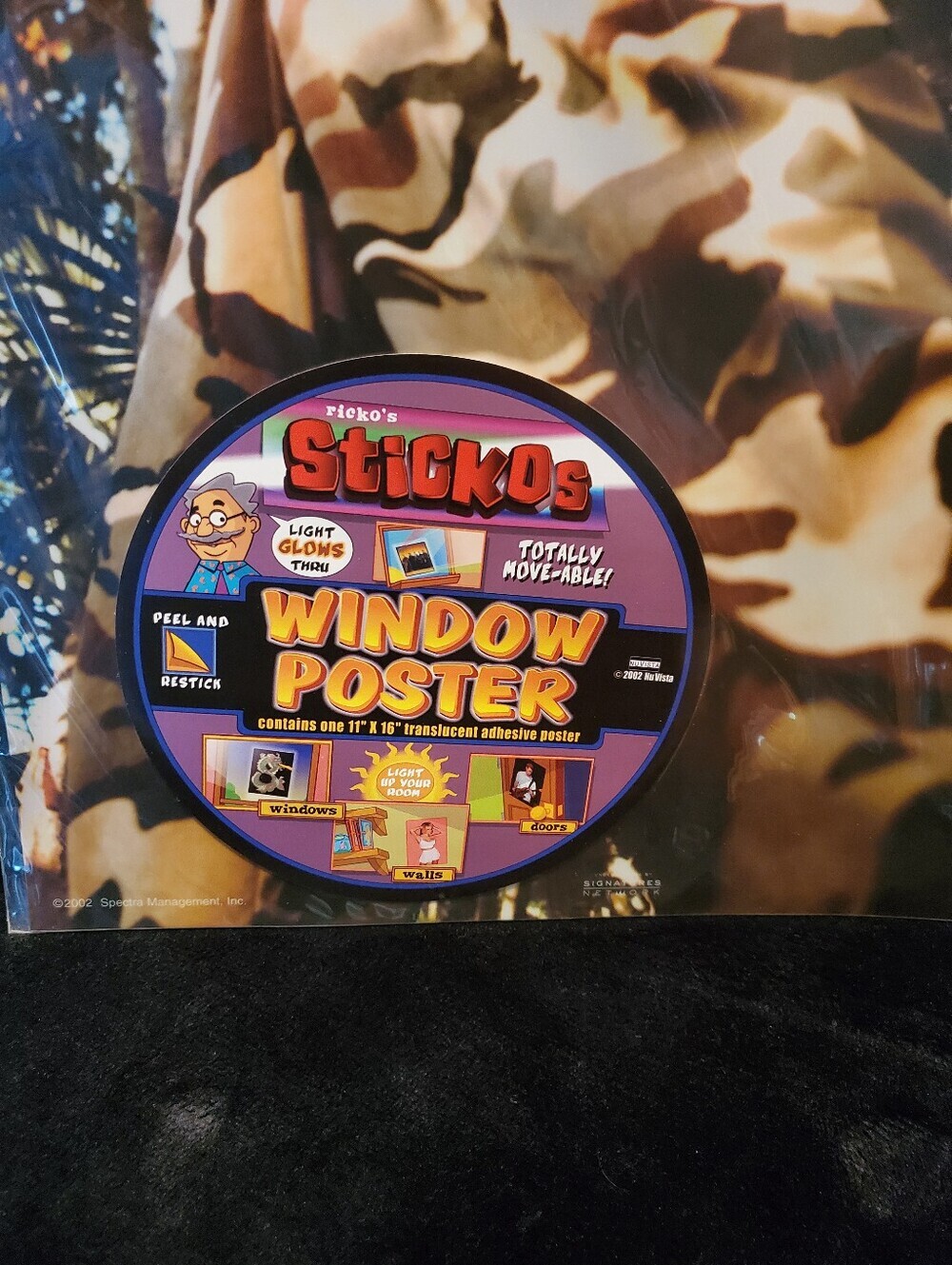 Vintage AARON CARTER Window Poster Y2K Rickos Stickos Brand New Sealed 16x11 - Picture 2 of 4